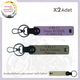 MiaWiki Motosiklet Anahtarlık İsim Plaka Kan Grubu, Standart, MH-KAN-MT-10730x2, Kül Gri-Mor Menekşe-sütlü kahve, üniseks-yetişkin