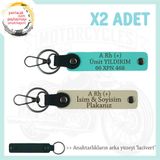 MiaWiki Motosiklet Anahtarlık İsim Plaka Kan Grubu, Standart, MH-KAN-MT-6170x2, Sütlü Kahve-Turkuaz-lacivert, üniseks-yetişkin