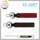 MiaWiki Motosiklet Anahtarlık İsim Plaka Kan Grubu, Standart, MH-KAN-MT-6786x2, Kırmızı-Koyu Kahve-gri, üniseks-yetişkin
