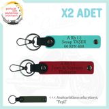MiaWiki Motosiklet Anahtarlık İsim Plaka Kan Grubu, Standart, MH-KAN-MT-6833x2, Kırmızı-Turkuaz-yeşil, üniseks-yetişkin