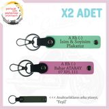 MiaWiki Motosiklet Anahtarlık İsim Plaka Kan Grubu, Standart, MH-KAN-MT-7331x2, Yeşil-Pembe-yeşil, üniseks-yetişkin