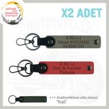 MiaWiki Motosiklet Anahtarlık İsim Plaka Kan Grubu, Standart, MH-KAN-MT-7960x2, Nar Çiçeği-Kül Gri-yeşil, üniseks-yetişkin