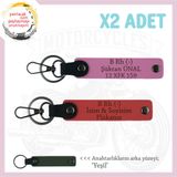 MiaWiki Motosiklet Anahtarlık İsim Plaka Kan Grubu, Standart, MH-KAN-MT-8976x2, Nar Çiçeği-Pembe-yeşil, üniseks-yetişkin