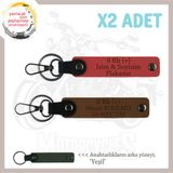 MiaWiki Motosiklet Anahtarlık İsim Plaka Kan Grubu, Standart, MH-KAN-MT-9924x2, Nar Çiçeği-Açık Kahve-yeşil, üniseks-yetişkin