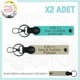 MiaWiki Motosiklet Anahtarlık İsim Plaka Kan Grubu, Tek Ebat, MH-KAN-MT-6172x2, Sütlü Kahve-Turkuaz-sütlü kahve, üniseks-yetişkin