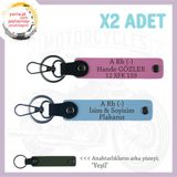 MiaWiki Motosiklet Anahtarlık İsim Plaka Kan Grubu, Tek Ebat, MH-KAN-MT-6561x2, Gök Mavi-Pembe-yeşil, üniseks-yetişkin
