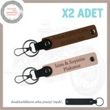 MiaWiki Motosiklet Anahtarlık Takımı İsim Plaka, Tek Ebat, MH-KAN-MT-12192x2, Yavruağzı-Açık Kahve-siyah, üniseks-yetişkin