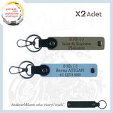 MiaWiki Motosiklet Aşıkları İçin İsim Plaka Anahtarlık, Standart, MH-KAN-MT-10698x2, Kül Gri-Gök Mavi-siyah, üniseks-yetişkin