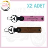 MiaWiki Motosiklet Aşıkları İçin İsim Plaka Anahtarlık, Standart, MH-KAN-MT-5218x2, Açık Kahve-Pembe, üniseks-yetişkin