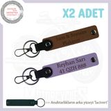 MiaWiki Motosiklet Aşıklarına Özel İsim Plaka Anahtarlık, Standart, MH-KAN-MT-11448x2, Açık Kahve-Mor Menekşe-lacivert, üniseks-yetişkin