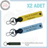 MiaWiki Motosiklet Deri Anahtarlık Takımı, Standart, MH-KAN-MT-12130x2, Sarı-Gök Mavi-yeşil, üniseks-yetişkin