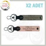 MiaWiki Motosiklet Maceracılarına İsim Plaka Anahtarlık, Standart, MH-KAN-MT-4769x2, Yavruağzı-Kül Gri, üniseks-yetişkin
