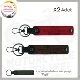 MiaWiki Motosiklet Plaka ve Kan Grubu Anahtarlık, Standart, MH-KAN-MT-10790x2, Kırmızı-Koyu Kahve-yeşil, üniseks-yetişkin