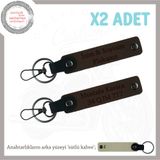 MiaWiki Motosiklet Plakalı İsimli Anahtarlık Seti, Standart, MH-KAN-MT-11568x2, Koyu Kahve-sütlü kahve, üniseks-yetişkin