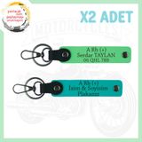 MiaWiki Motosiklet Sevene İsim Plaka Kan Grubu Anahtarlık, Standart, MH-KAN-MT-4251x2, Koyu Turkuaz-Fıstık Yeşil, üniseks-yetişkin