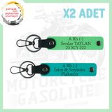 MiaWiki Motosiklet Sevene İsim Plaka Kan Grubu Anahtarlık, Standart, MH-KAN-MT-4851x2, Koyu Turkuaz-Fıstık Yeşil, üniseks-yetişkin