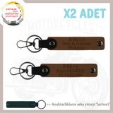 MiaWiki Motosiklet Severler İsim Plaka Kan Grubu Anahtarlık, Standart, MH-KAN-MT-7446x2, Açık Kahve-lacivert, üniseks-yetişkin