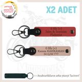 MiaWiki Motosiklet Severlere Özel Anahtarlık Seti, Tek Ebat, MH-KAN-MT-10010x2, Nar Çiçeği-Yavruağzı-lacivert, üniseks-yetişkin