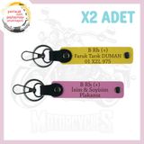 MiaWiki Motosiklet Severlere Özel Anahtarlık, Standart, MH-KAN-MT-5351x2, Sarı-Pembe, üniseks-yetişkin