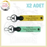MiaWiki Motosiklet Severlere Özel Anahtarlık, Standart, MH-KAN-MT-5387x2, Yeşil-Sarı, üniseks-yetişkin