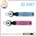 MiaWiki Motosiklet Tutkunları İsim Plaka Kan Grubu Anahtarlık, Standart, MH-KAN-MT-7560x2, Gök Mavi-Pembe-sütlü kahve, üniseks-yetişkin