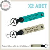 MiaWiki Motosiklet Tutkunlarına Özel İsim ve Plaka Yazılı Deri Anahtarlık, Standart, MH-KAN-MT-11632x2, Koyu Turkuaz-Sütlü Kahve-sütlü kahve, üniseks-yetişkin