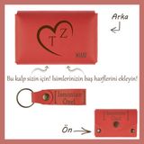 Miawiki Nar Çiçeği, Sevgililer Günü’ne Özel! Kalp ve Harf Işlemeli Isimli Cüzdan & Anahtarlık Seti, Aşk Ile
