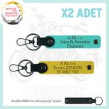 MiaWiki Özel Tasarım Anahtarlık Motor Severlere, Standart, MH-KAN-MT-6151x2, Sarı-Turkuaz-siyah, üniseks-yetişkin