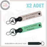 MiaWiki Plaka & İsimli Anahtarlık Motor Tasarım, Standart, MH-KAN-MT-12334x2, Yeşil-Pudra-siyah, üniseks-yetişkin
