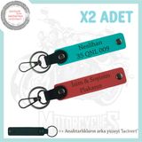 MiaWiki Sevdiklerine Özel Armağan Seçeneği Anahtarlık, Standart, MH-KAN-MT-11952x2, Nar Çiçeği-Koyu Turkuaz-lacivert, üniseks-yetişkin