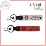 MiaWiki Sevgiliye Cesaret Temalı Kalıcı Set, Standart, MH-KAN-38460x2, pudra-nar çiçeği, erkek