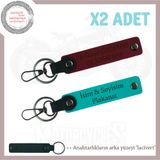 MiaWiki Sürücülere Özel İsimli Plakalı Anahtarlık, Standart, MH-KAN-MT-11586x2, Koyu Turkuaz-Bordo-lacivert, üniseks-yetişkin