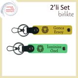 MiaWiki Tarzını Yansıtan Hediye Anahtarlık, Tek Ebat, MH-KAN-38471x2, sarı-fıstık yeşil, erkek