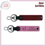 MiaWiki Trabzon Temalı 61 Numaralı Anahtarlık Takımı, Standart, MH-KAN-61-166x2, bordo-pembe, üniseks-yetişkin