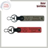 MiaWiki Üç Ayyıldızlı İsimli Anahtarlık Kül Gri-Nar, Standart, MH-KAN-32256x2, kül gri-nar çiçeği, üniseks-yetişkin