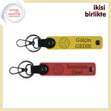 MiaWiki Voleybol Ateşi Deri Anahtarlık Takımı, Standart, MH-KAN-36332x2, sarı-nar çiçeği, üniseks-yetişkin