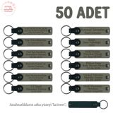 MiaWiki Yeni Doğan Hatırası Anı Anahtarlığı Set 50'li, 50'li Set, MH-KAN8536X50, Kül Gri & Lacivert, üniseks-bebek