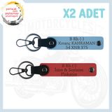 MiaWiki Yol Arkadaşları İçin İsim Plaka B (-) Kan Grubu, Standart, MH-KAN-MT-5116x2, Nar Çiçeği-Gök Mavi, üniseks-yetişkin
