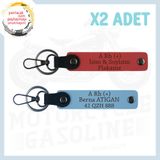 MiaWiki Yol Arkadaşları İçin İsim Plaka Kan Grubu Anahtarlık, Standart, MH-KAN-MT-4316x2, Nar Çiçeği-Gök Mavi, üniseks-yetişkin