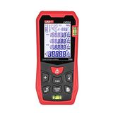 Mibee LM50A Lazer Mesafe Ölçüm Ölçer 50M 2 Kabarcık Seviyeli LCD Arkadan Aydınlatmalı Ekran Pisagor Modu Mesafe Ölçümü Alan Hacim Sessiz Fonksiyonu 99 Grup Veri Saklama Taşıma Çası