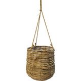 Mica Decorations Santo Askılı Hasır Saksı Büyük - - - --