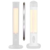 Micatronic İnfrared Ufo tarzı Dikey Isıtıcı Soba için 65cm Orjinal Buzlu Cam ile Rezistans Teli Seti