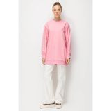 Micca %100 Pamuk Rahat ve Hafif Üste Yapışmaz Uzun Tunik Sweet-Pembe - 4