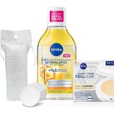 Micellar Makyaj Temizleme Suyu 400ML ve Cellular Expert Cushion Yüz Güneş Krem,açık Ton,pamuk H