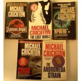 Michael Crichton Set (Sphere, Congo, The Andromeda Strain, The Lost World, Jurassic Park)