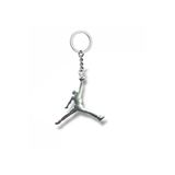 Michael Jordan Figürlü Anahtarlık – Nba Basketbol Temalı Gümüş Renk Unisex Aksesuar