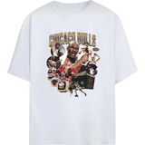 Michael Jordan Tasarımlı Premium Unisex Pamuklu T-Shirt | Özel Jordan Tasarımlı Yüksek Kalite Baskılı T-Shirt - Beyaz