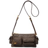 Michael Kors Dakota Küçük Dönüştürülebilir Cep Crossbody Çanta, Antik Altın Tonlu Donanım/Kahverengi/Meşe Palamudu, One Size
