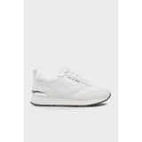 Michael Kors Deri Sneaker Ayakkabı 43T2ALFS3L085 Bayan Ayakkabı 43T2ALFS3L 085 - Beyaz