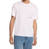 Michael Kors Erkek Michael Kors Erkek Grafik Tişört, Mk İmza Cep/Beyaz, 3XL